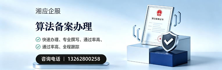 广州算法备案申报服务