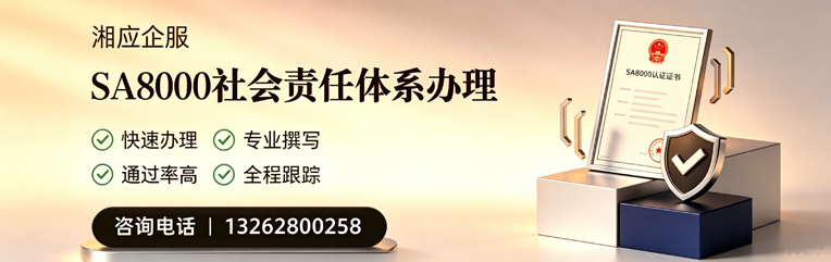 广州SA8000社会责任体系认证服务