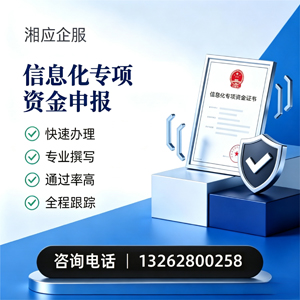 广州信息化专项资金申报服务